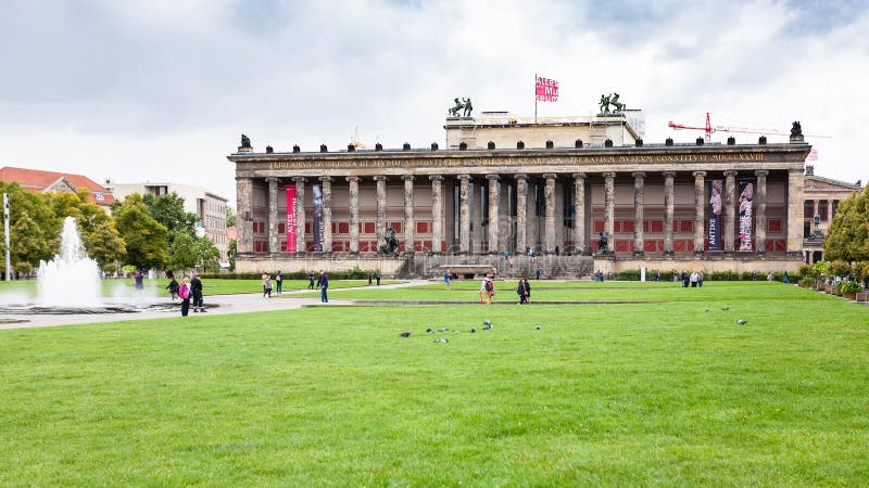 People near Altes Museum Old Museum in Berlin royalty free stock photography People near Altes Museum Old Museum in Berlin royalty free stock photography