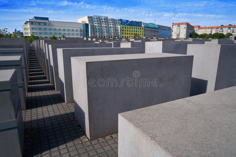 Berlin Holocaust Memorial zu ermordeten Juden lizenzfreie stockfotografie Berlin Holocaust Memorial zu ermordeten Juden lizenzfreie stockfotografie