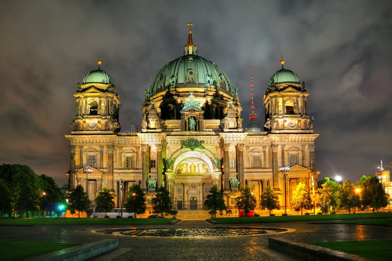 Berlin katedra Germany obrazy stock