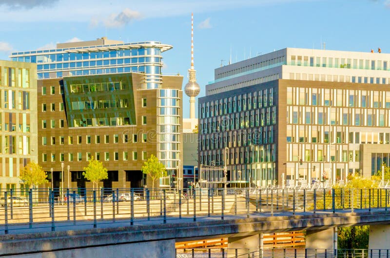 Berlin modern architecture stock photo. Image of alexanderplatz - 127894838