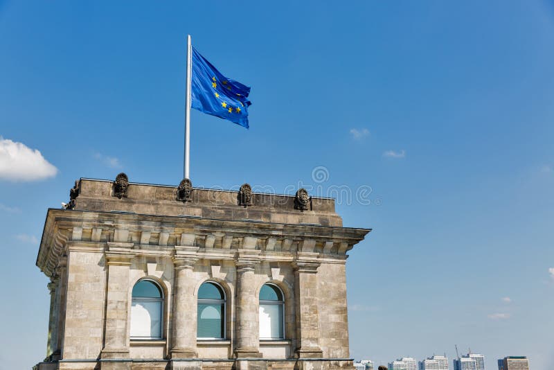 Berlin-Stadtbild mit Reichstag-Turm, Deutschland stockbild Berlin-Stadtbild mit Reichstag-Turm, Deutschland stockbild