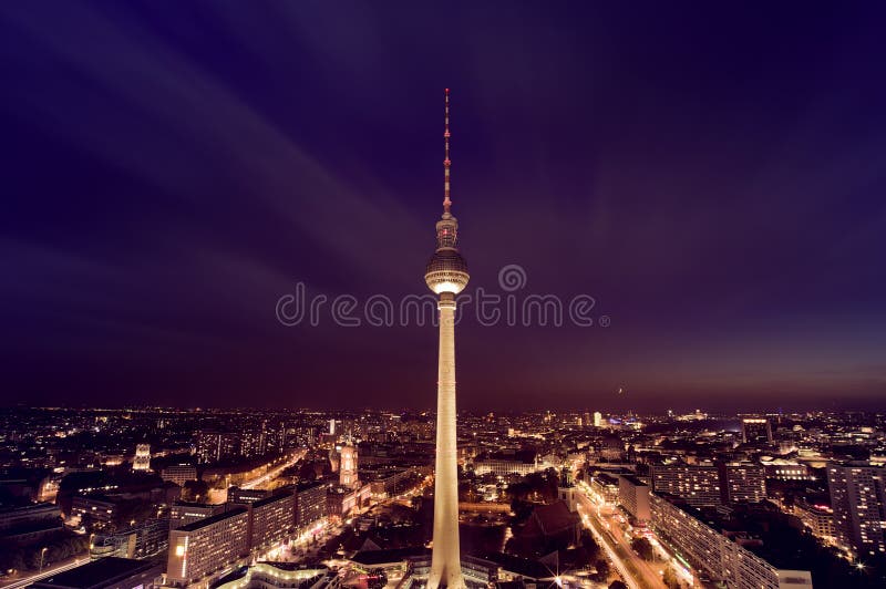 Berlin TV wierza fotografia stock
