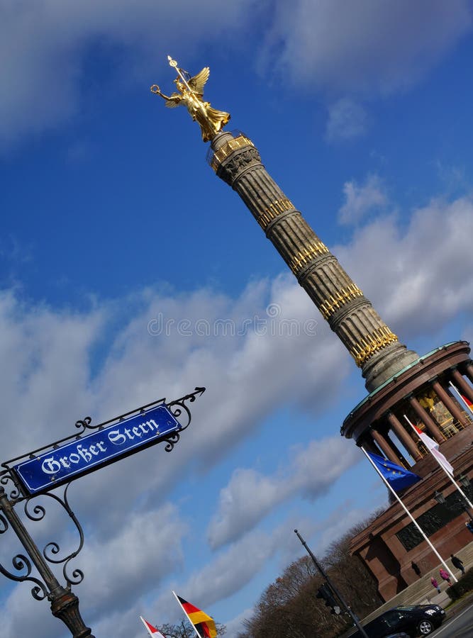 247 Golden Angel Siegessaeule Victory Column Photos Free & Royalty