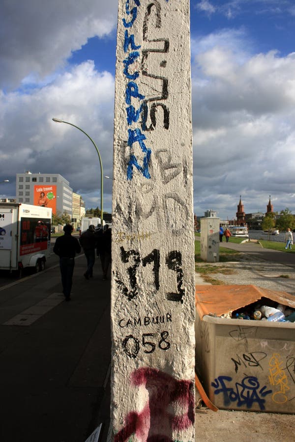 Berlin Wall editorial stock photo. Image of wall, barrier 21667603