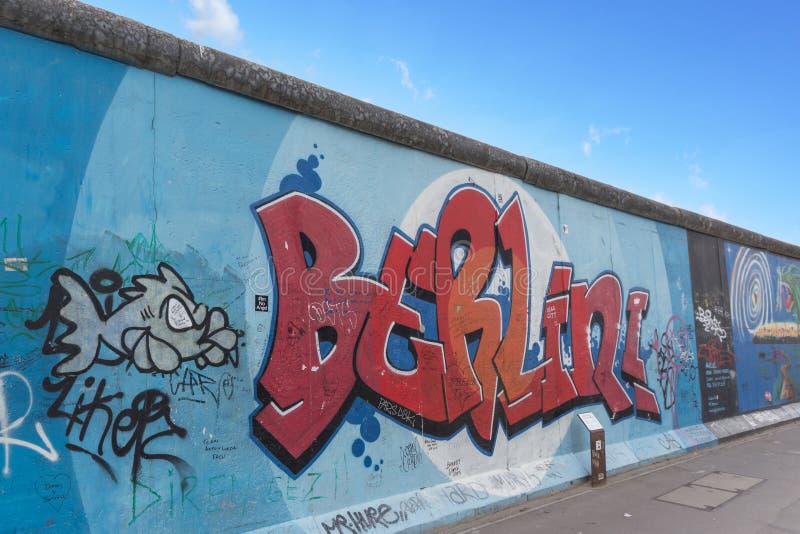 Berlin Wall / East Side Gallery Graffiti Editorial Photo Image of