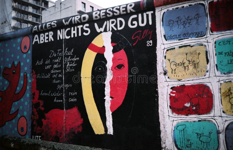Berliner Mauer. Deutschland stockbild Berliner Mauer. Deutschland stockbild