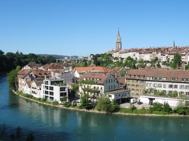 Bern and Aare river, Switzerland