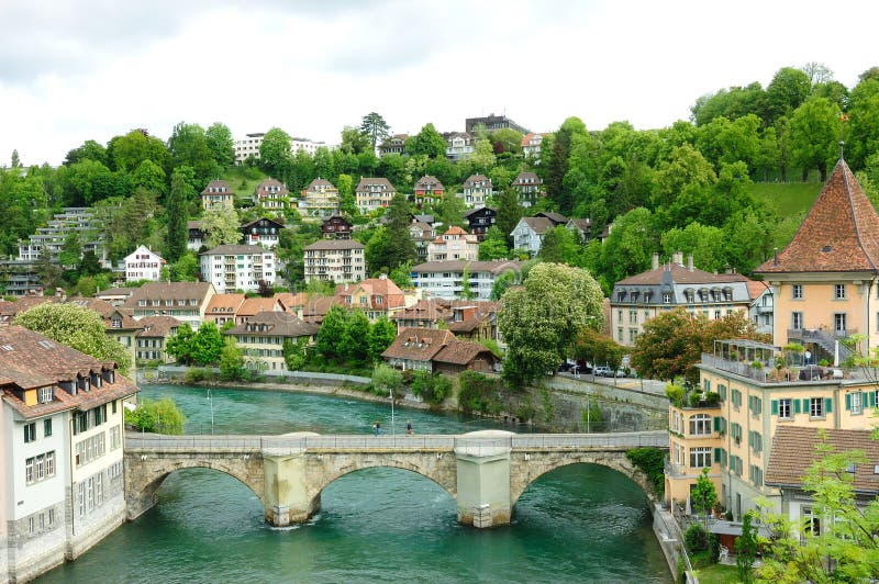 Bern Old Town City View royalty free stock photos