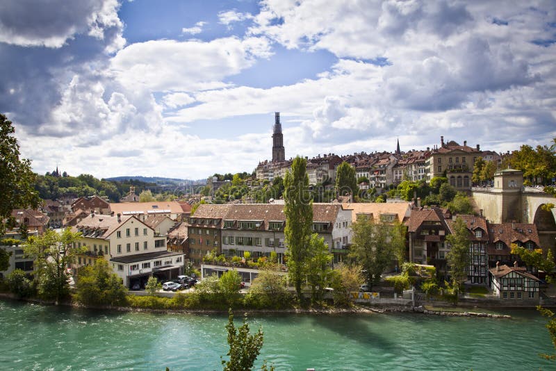 Beautiful view of Bern, Switzerland capital