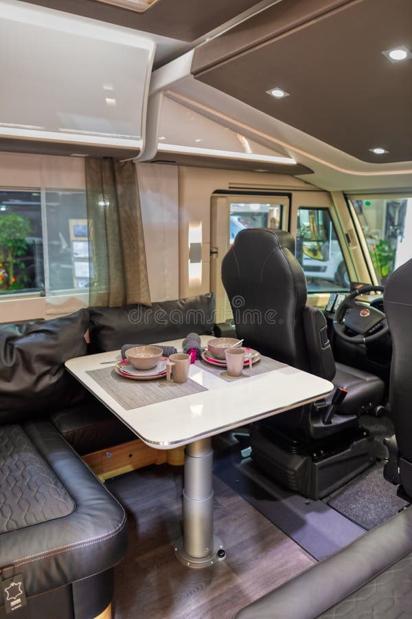 Interior Modern Camper Van Stock Photos Download 219