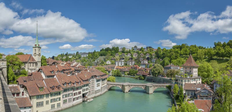Panorama of Historical city Bern, Switzerland.