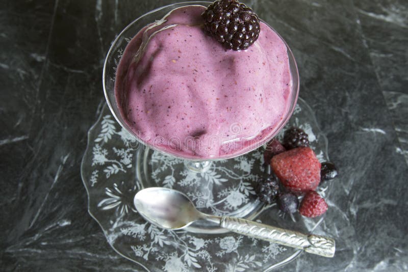 Berry frozen dessert stock photo. Image of crystal, dessert 97104168