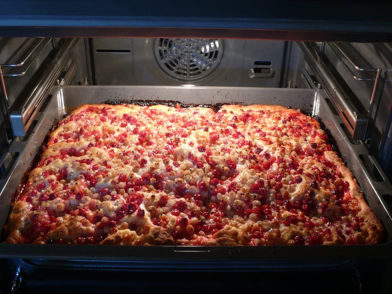 Berry pie stock image