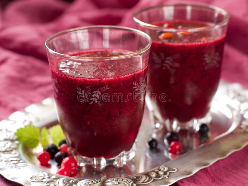 Berry smoothie royalty free stock photography Berry smoothie royalty free stock photography