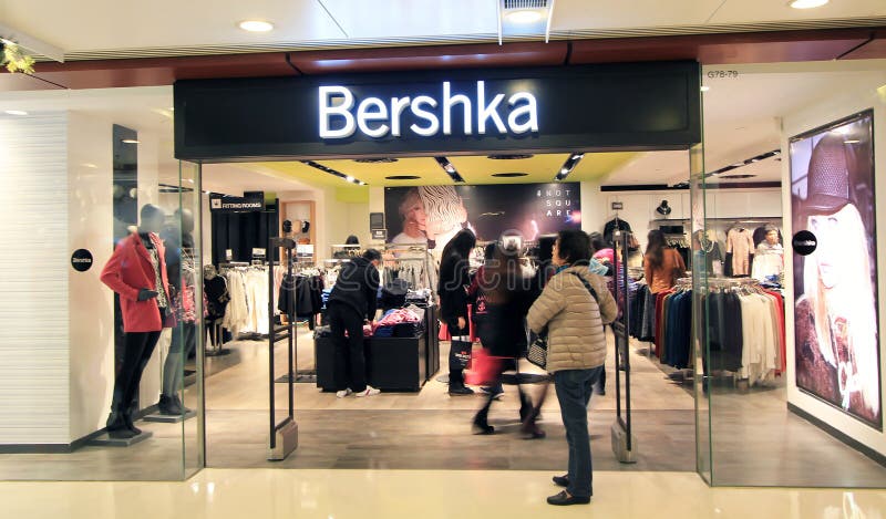 Bershka shop in hong kong editorial stock photo. Image of fashion ...