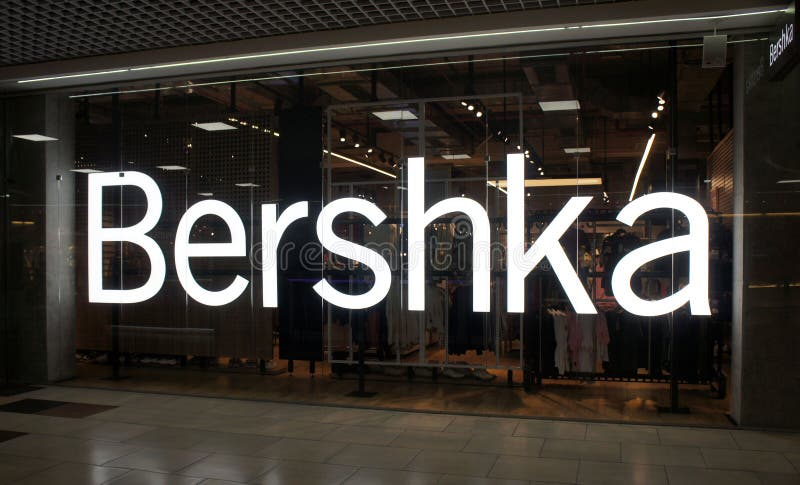 Bershka Logo In Front Of Their Store For Belgrade. Editorial Stock ...