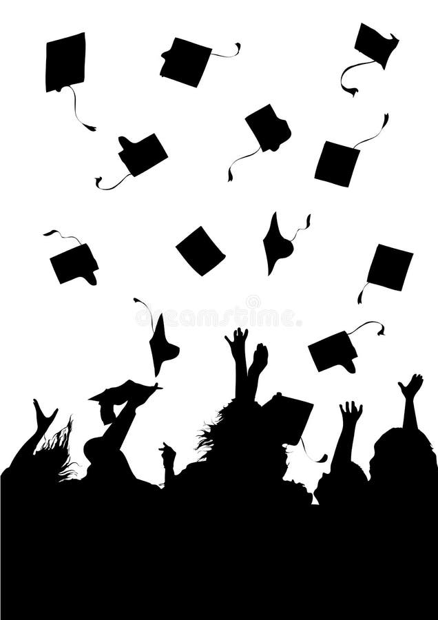 berömavläggande av examen stock illustrationer berömavläggande av examen stock illustrationer