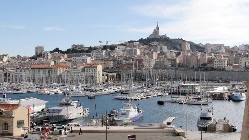 Berühmte Ansicht von Marseille, Frankreich