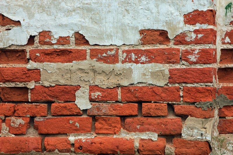 Beschaffenheit der alten verfallenen schäbigen Maurerarbeit der Wand-Vordergrundnahaufnahme des roten Backsteins stockfotografie Beschaffenheit der alten verfallenen schäbigen Maurerarbeit der Wand-Vordergrundnahaufnahme des roten Backsteins stockfotografie