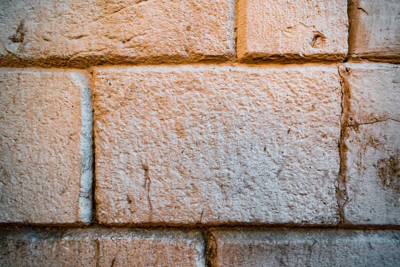 Beschaffenheit einer rauen Backsteinmauer lizenzfreies stockbild