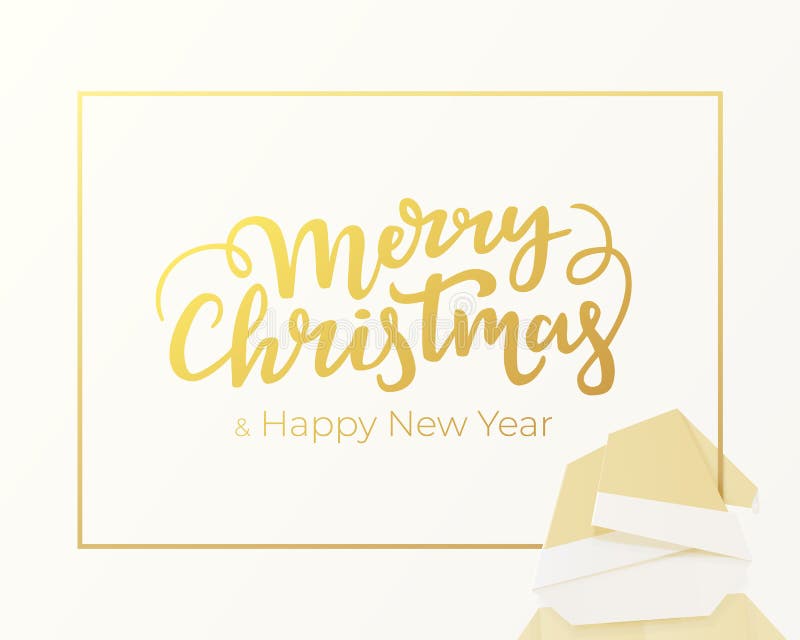 Beschriftung der frohen Weihnachten und des guten Rutsch ins Neue Jahr gemacht von der Goldfolie Winterurlaubgruß-Kartenentwurf m stock abbildung Beschriftung der frohen Weihnachten und des guten Rutsch ins Neue Jahr gemacht von der Goldfolie Winterurlaubgruß-Kartenentwurf m stock abbildung