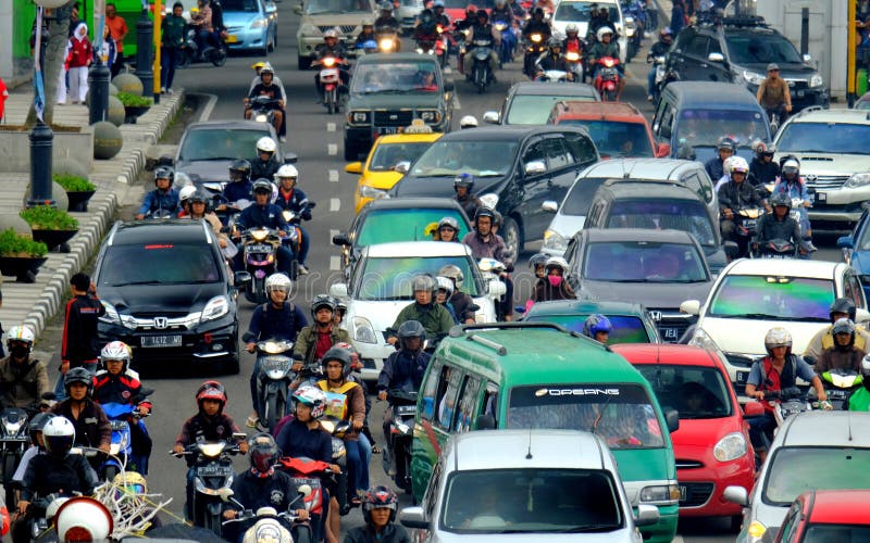 Beschäftigte Stunde in Straße Asiens Afrika, lizenzfreie stockfotografie Beschäftigte Stunde in Straße Asiens Afrika, lizenzfreie stockfotografie