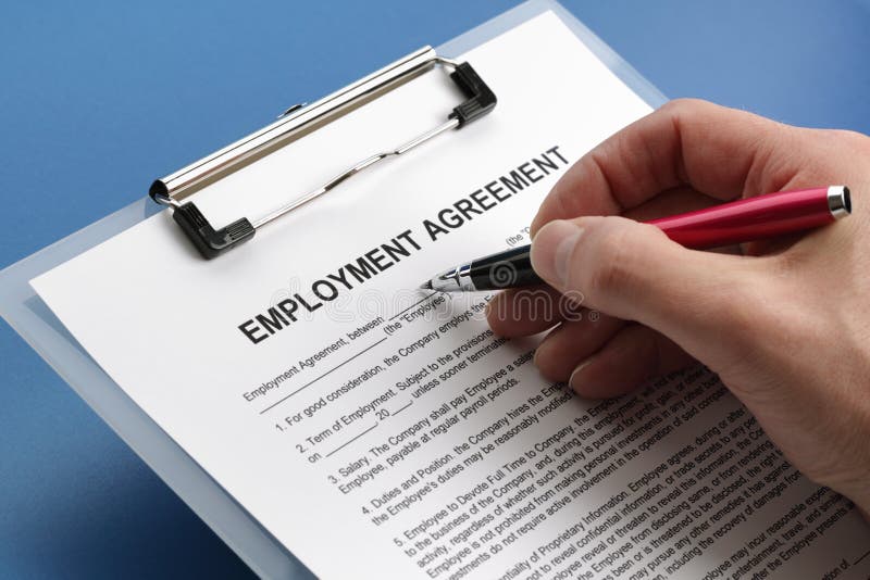Beschäftigungvereinbarungsvertrag