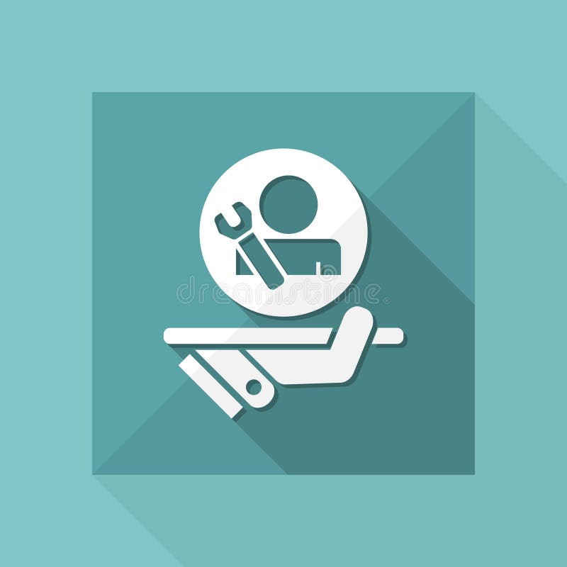 Best assistance icon royalty free illustration