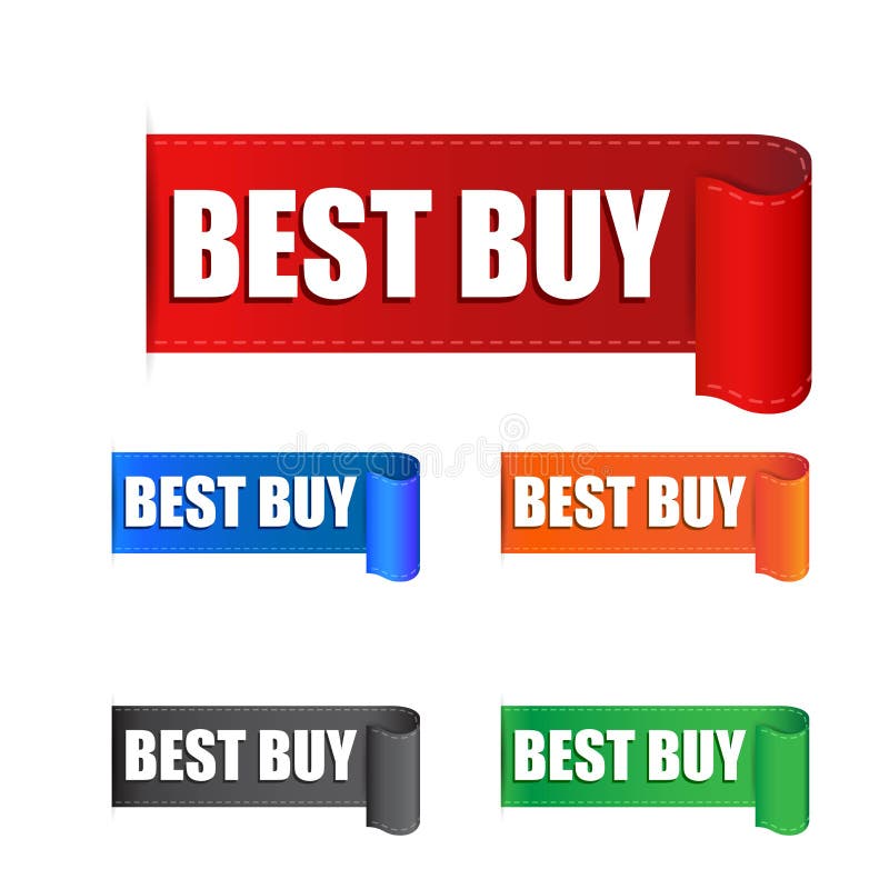Best Buy Sticker. Label Vector Illustration On White Background Stock
