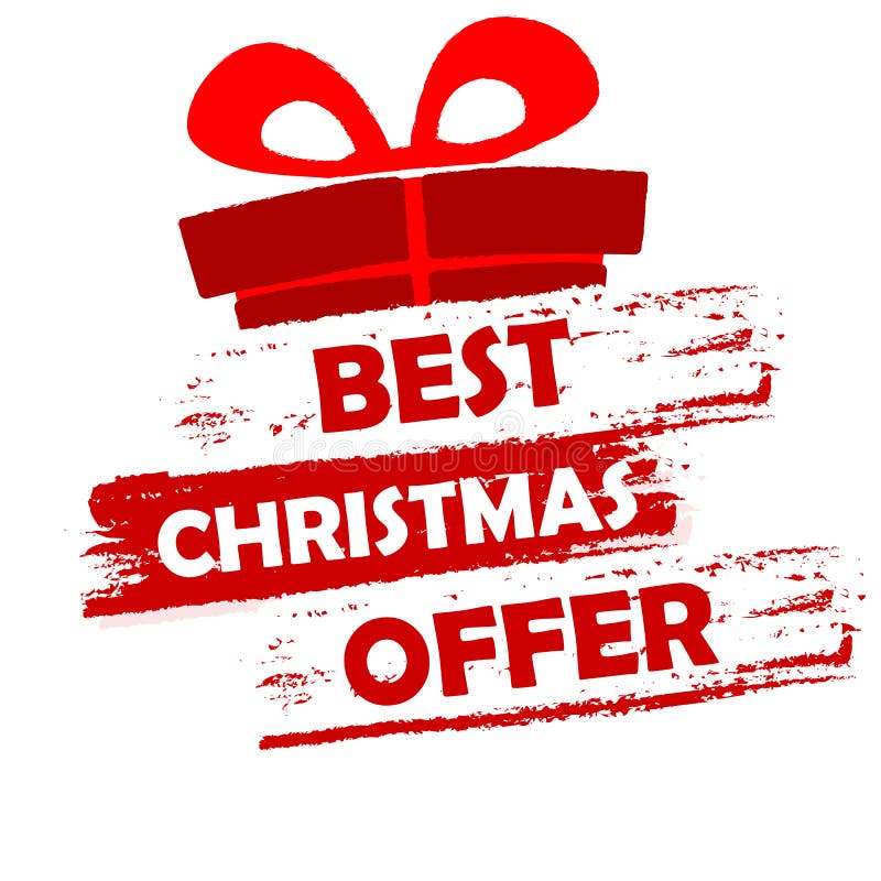 Best christmas offer stock illustration. Illustration of offer - 47514777