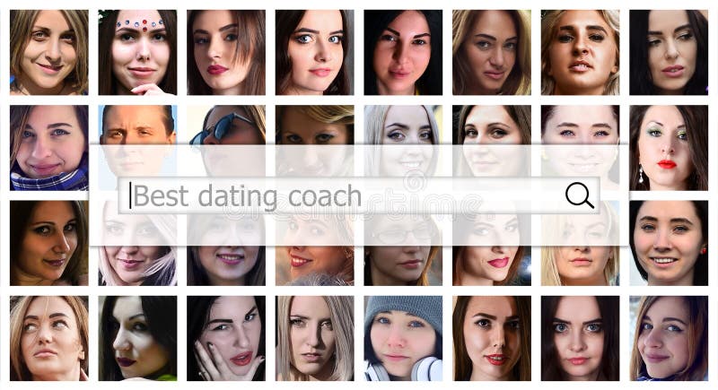 Best Dating Coach. the Text is Displayed in the Search Box on Th Stock  Image - Image of face, girls: 126021057