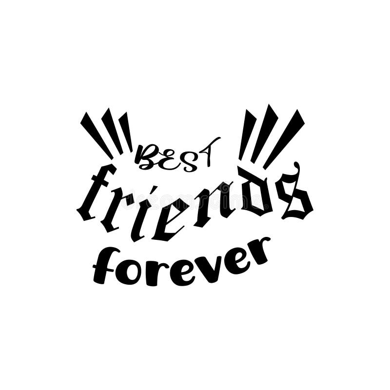 Best Friend Forever Label Stock Illustrations – 276 Best Friend