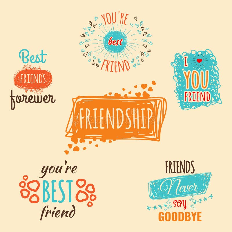 https://thumbs.dreamstime.com/b/best-friend-logos-set-text-vector-labels-isolated-pink-background-friendship-promotion-stickers-collection-hand-drawn-90294399.jpg