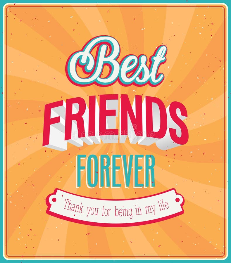 Premium Vector  Cute best friends stickers with lettering