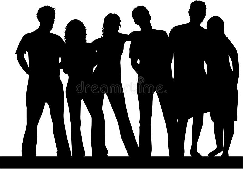 People Silhouette Vector Art, Icons, and Graphics for Free Download