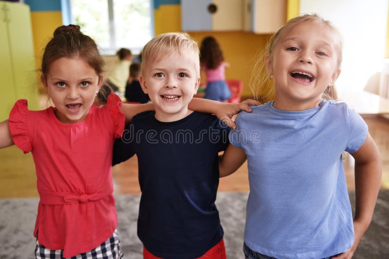 The best friends in the preschool royalty free stock image The best friends in the preschool royalty free stock image