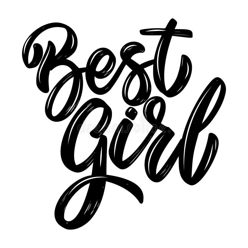 Girl lettering