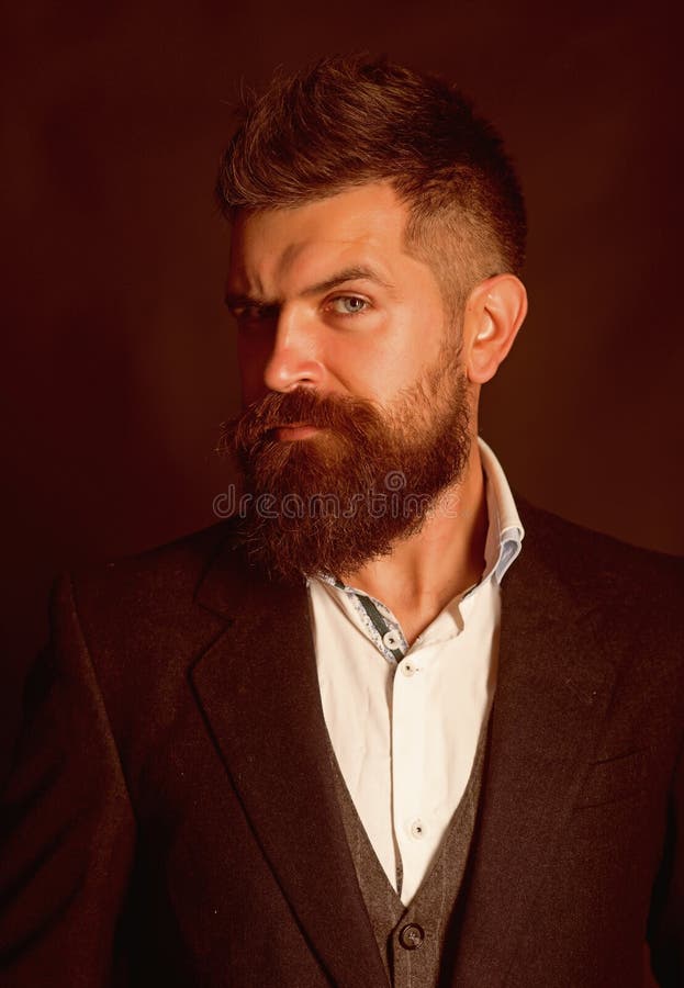 The Best Hipster Beard Style Ever. Fashion Model with Long Beard Hair.  Bearded Man with Stylish Haircut. Man of Fashion Stock Image - Image of male,  haircare: 136096337