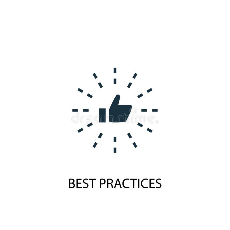 Best Practices icon. Simple element