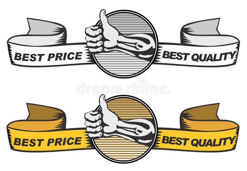 Best price best quality icon