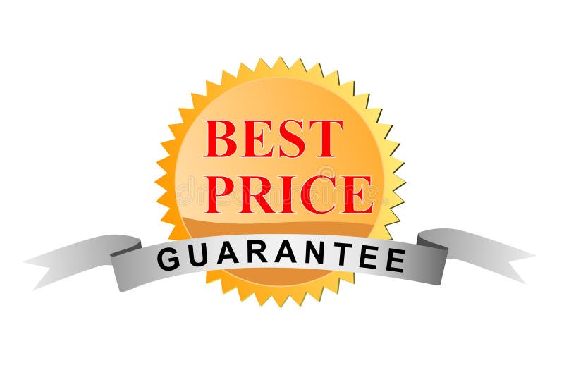 Best price guarantee seal stock illustration. Illustration of commitment 3643451