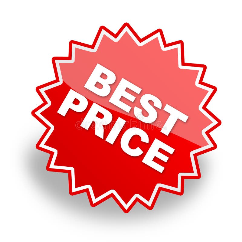 Best Price Label for Promotion Stock Illustration - Illustration of ...
