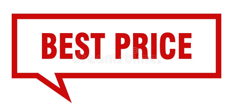 Best price speech bubble. vector illustration