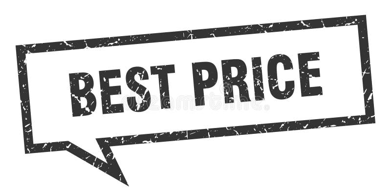 Best price speech bubble. stock illustration