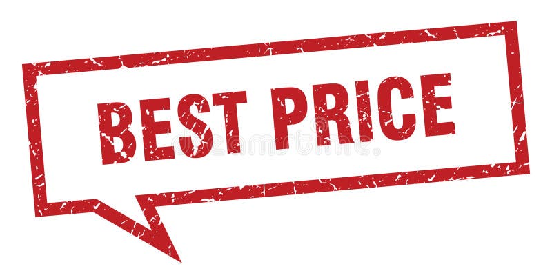 Best price speech bubble. stock illustration