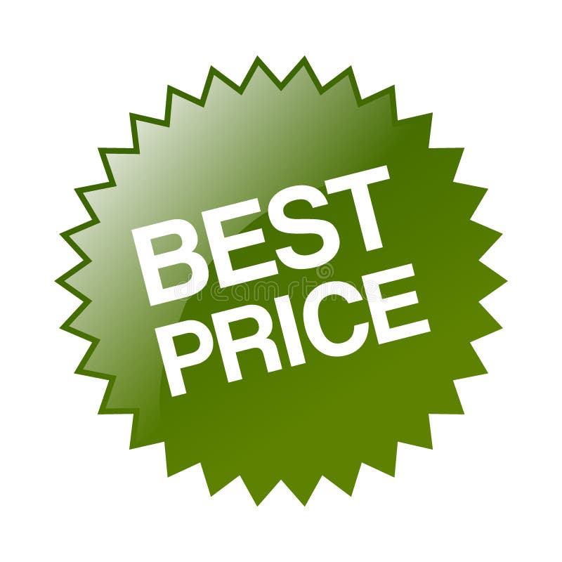 Best price sticker stock illustration. Illustration of isolated - 123444205