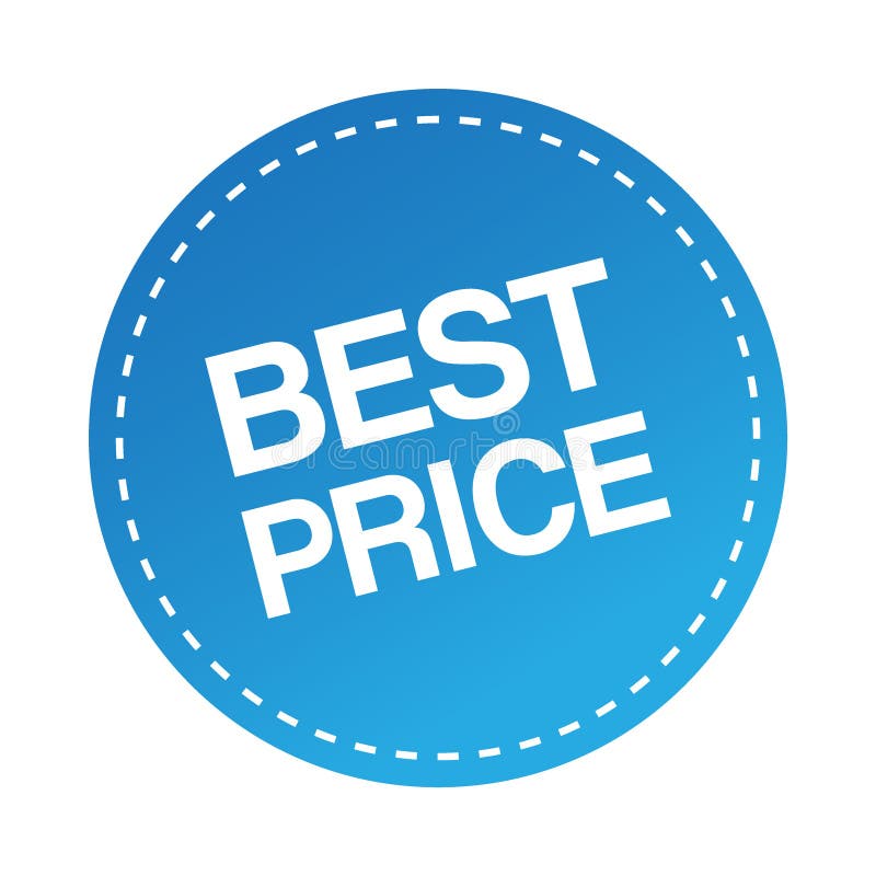 Best price sticker stock illustration. Illustration of present - 123444454