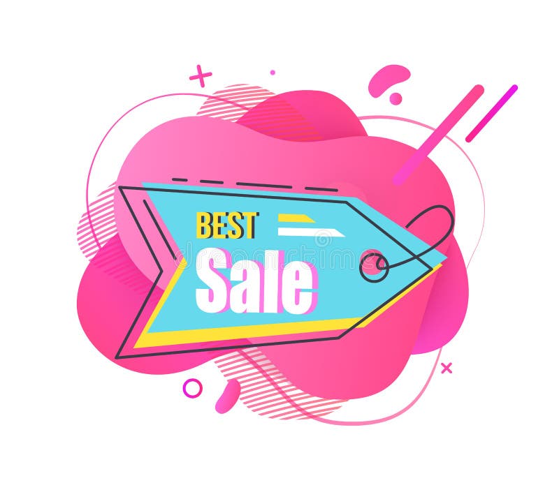 Best Sale Blue Colored Vector Liquid Stylish Tag Stock Vector ...