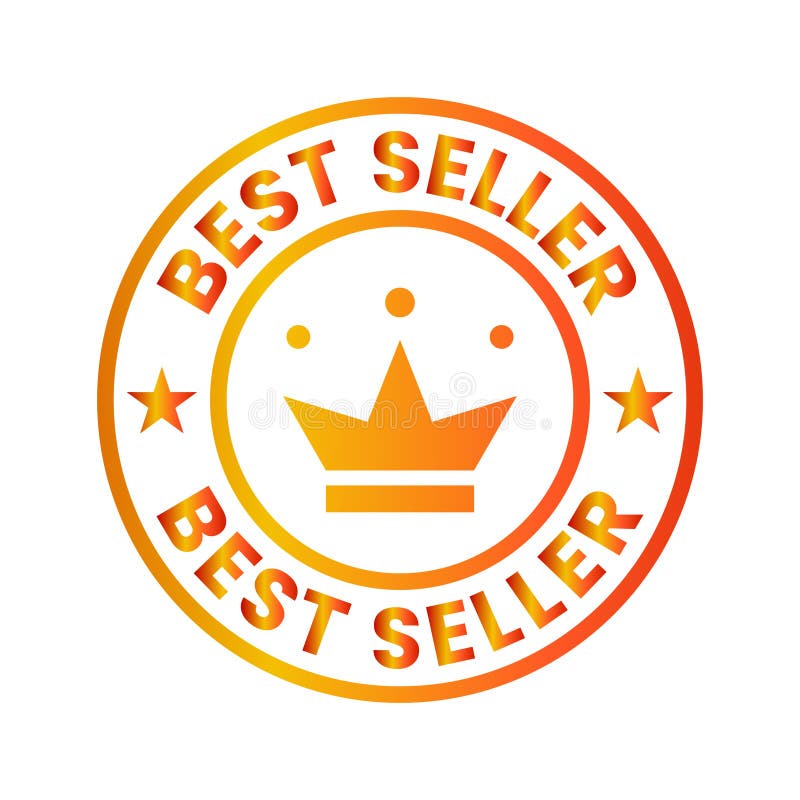 Best seller badge icon, Best seller award logo isolated, vector  Illustration Stock Vector