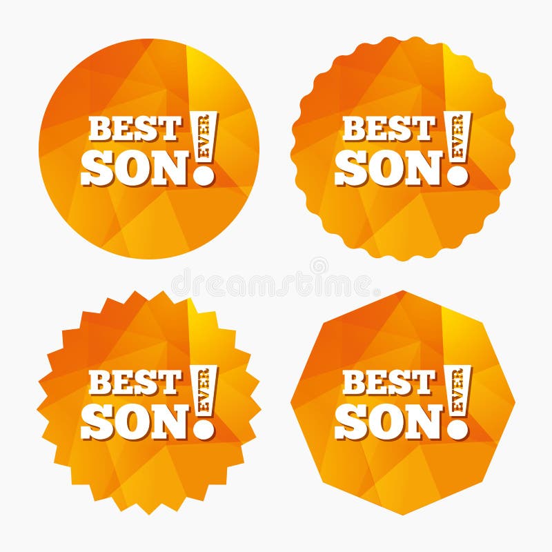 Download Best son ever stock vector. Illustration of coloring ...
